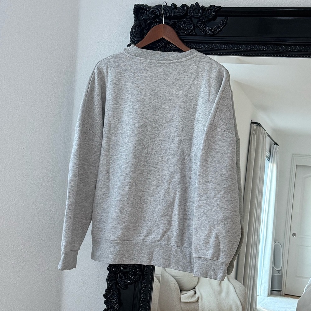Urban Outfitters | BDG Gray North Dakota Split Logo Crewneck Sweatshirt - Picture 2 of 3
